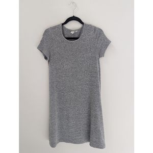 GAP Women's Light Gray Short Sleeve Dress (S)